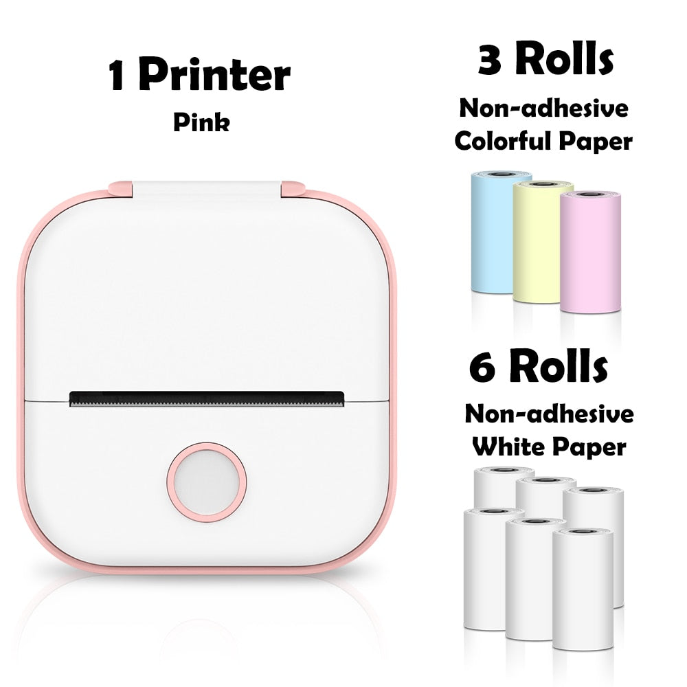 Portable Mini Wireless Thermal Pocket Printer