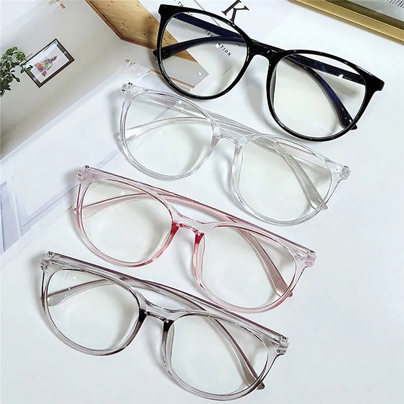 Women and man Glasses Ultralight Retro Transparent Frame Plain