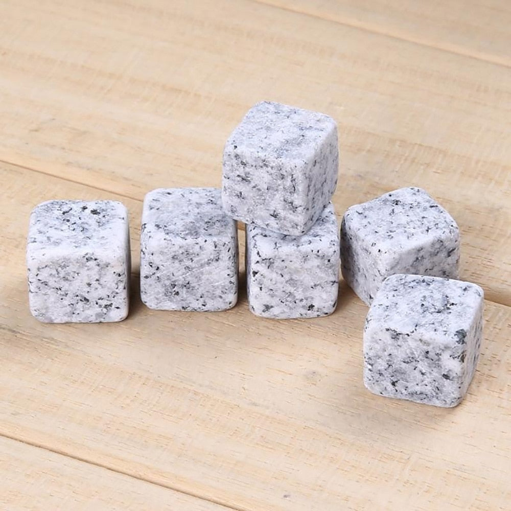 6Pcs Marble Cubes cooling drinks