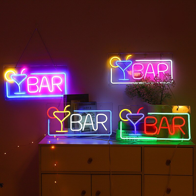 Bar Neon led Light Sign