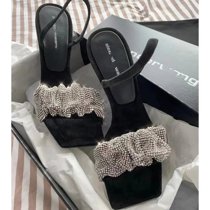 New Summer rhinestone High Heels