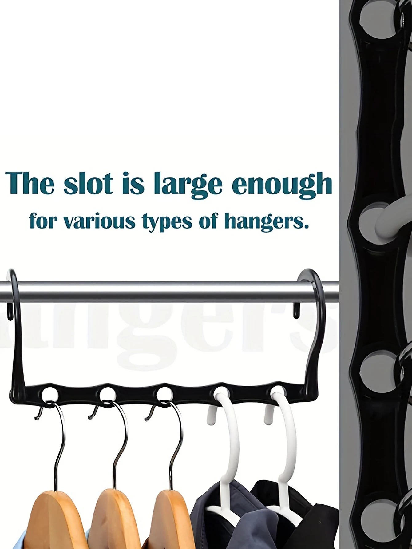 Space Saving Storage Hangers Multifunction Plastic Clothes Racks Rotary Organizer Hangers 5 Hole