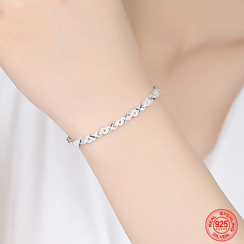 High Quality 925 Sterling Silver Fashion Multiple Styles Bracelet Chain For Women Fashion