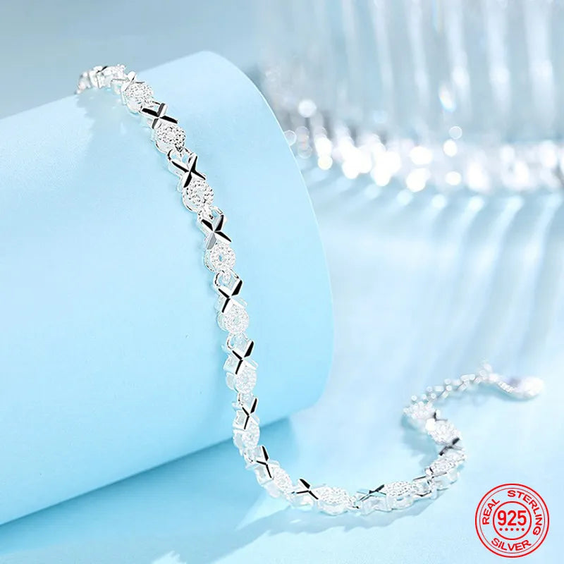 High Quality 925 Sterling Silver Fashion Multiple Styles Bracelet Chain For Women Fashion