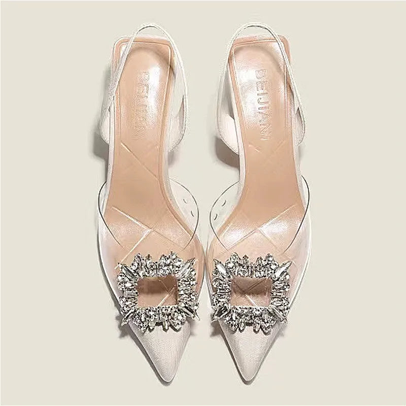 Crystal Transparent Heels