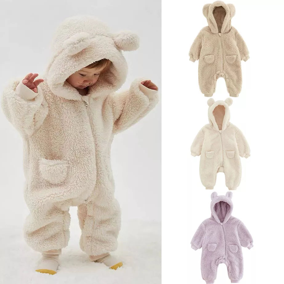 0-2Y Newborn Baby Rompers Spring Autumn Warm