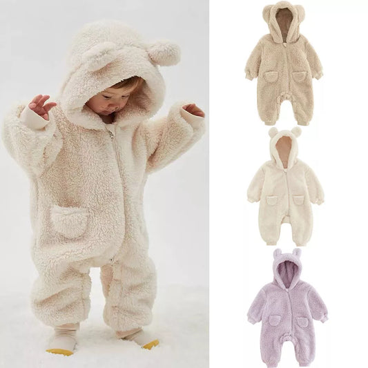 0-2Y Newborn Baby Rompers Spring Autumn Warm