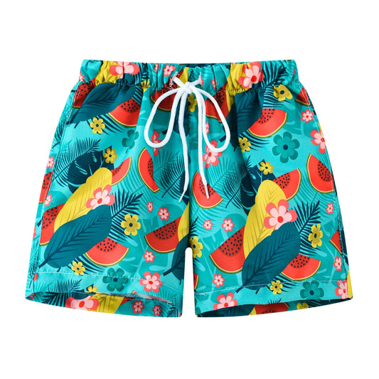 Printed swim shorts