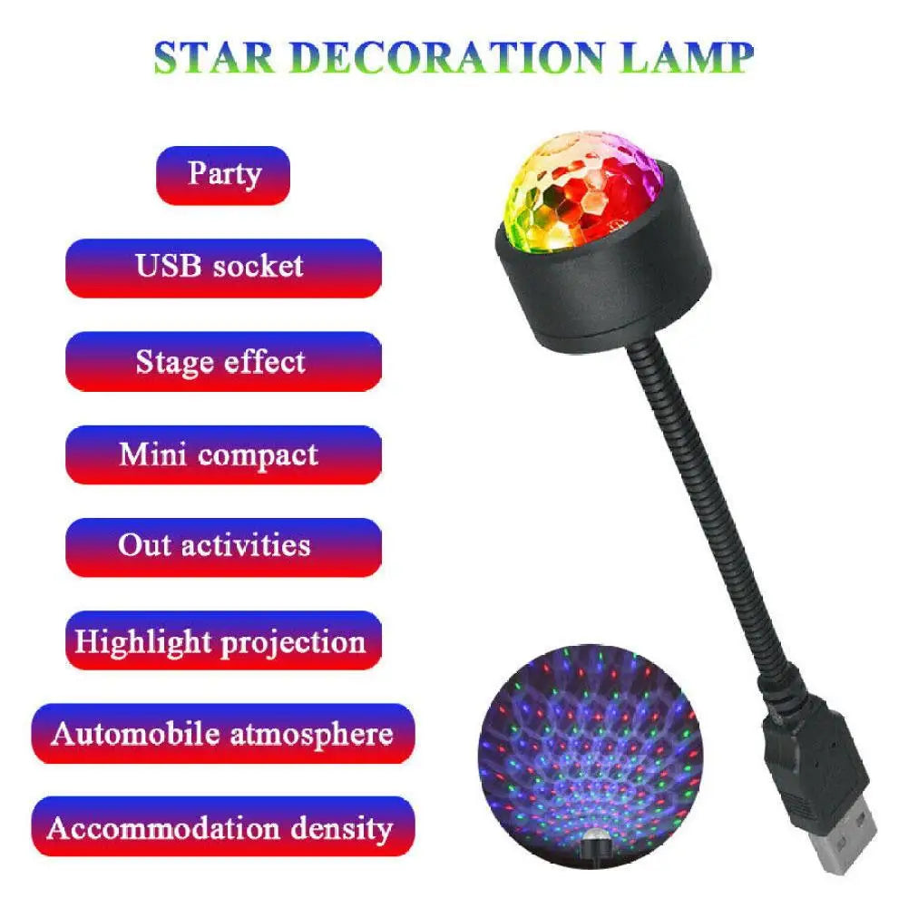 Multicolor car roof led