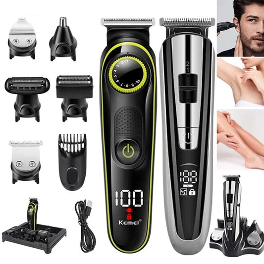 Electric Hair Clipper Beauty kit for Men Electric shaver beard trimmer men's Razor multifunctional hair cutting machine