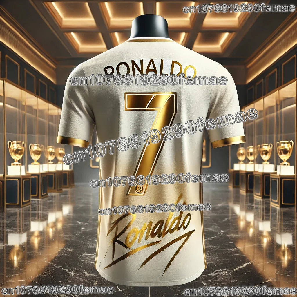 2026 New Hot Selling Ronaldo Fashion Football Superstar Commemorative Collection Sports Jersey Daily Outdoor Breathable T-shirt