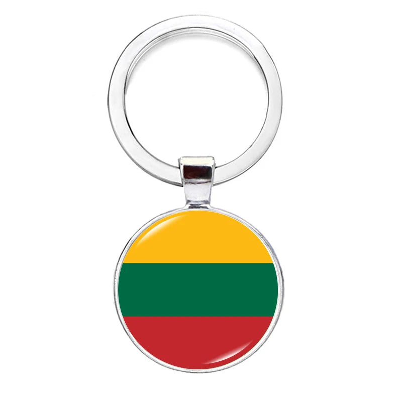 2026 National Flag Keychain Serbia France Spain Uruguay Croatia Chile Romania Netherlands Switzerland Brazil Football Keyring