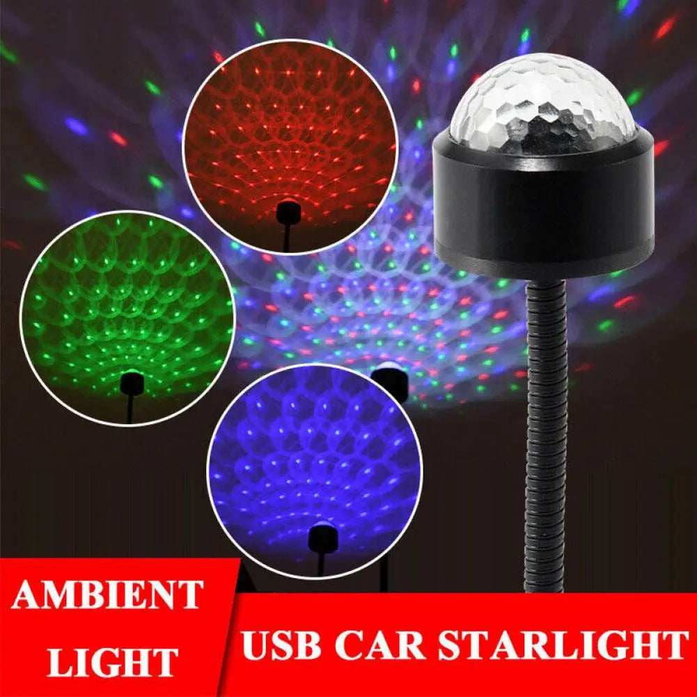 Multicolor car roof led