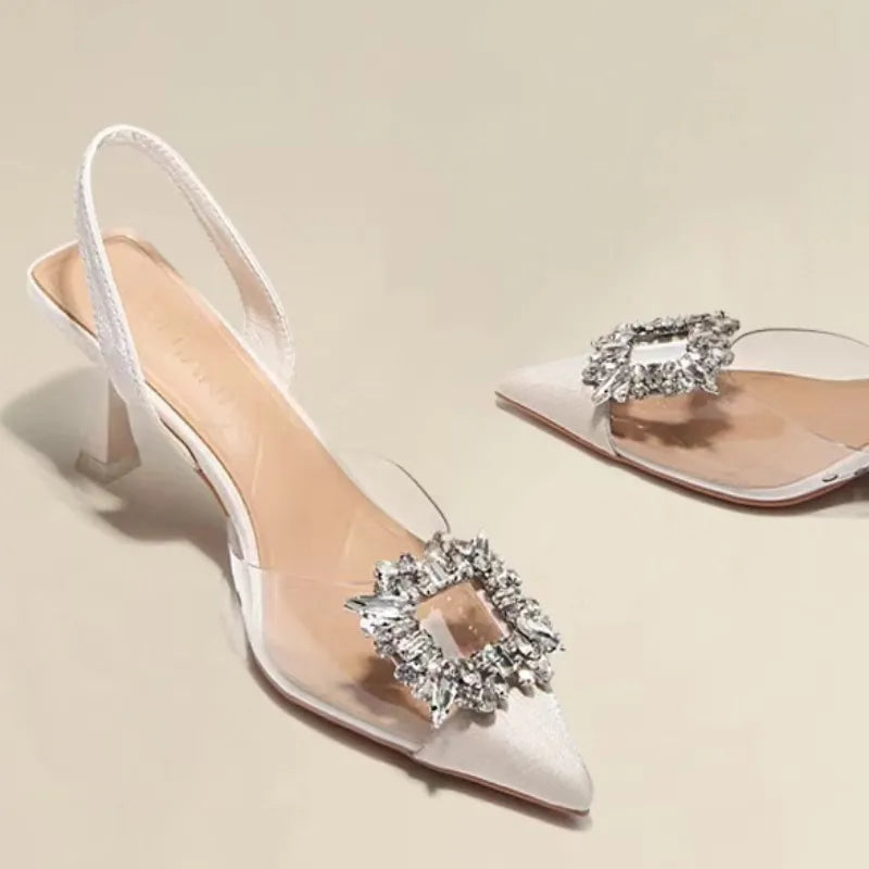 Crystal Transparent Heels