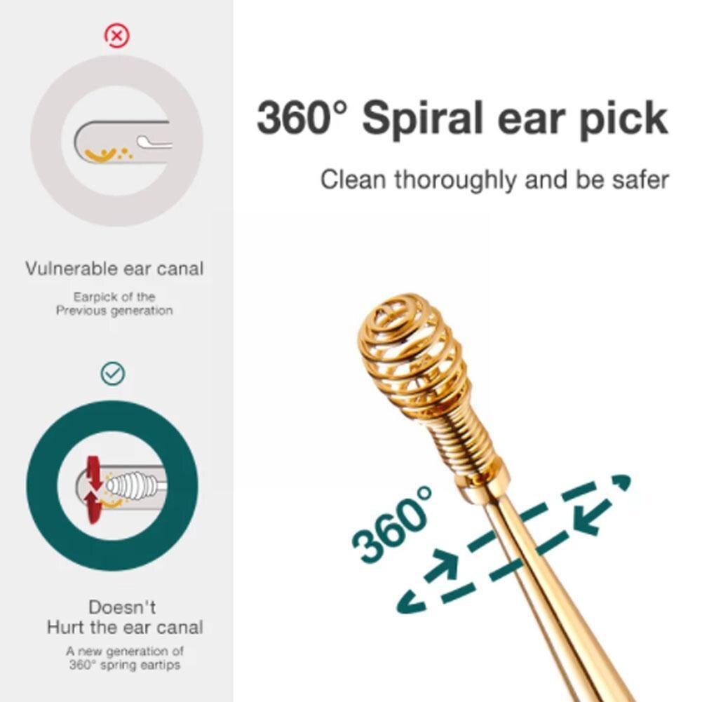 Gold Steel Ear Wax Remover