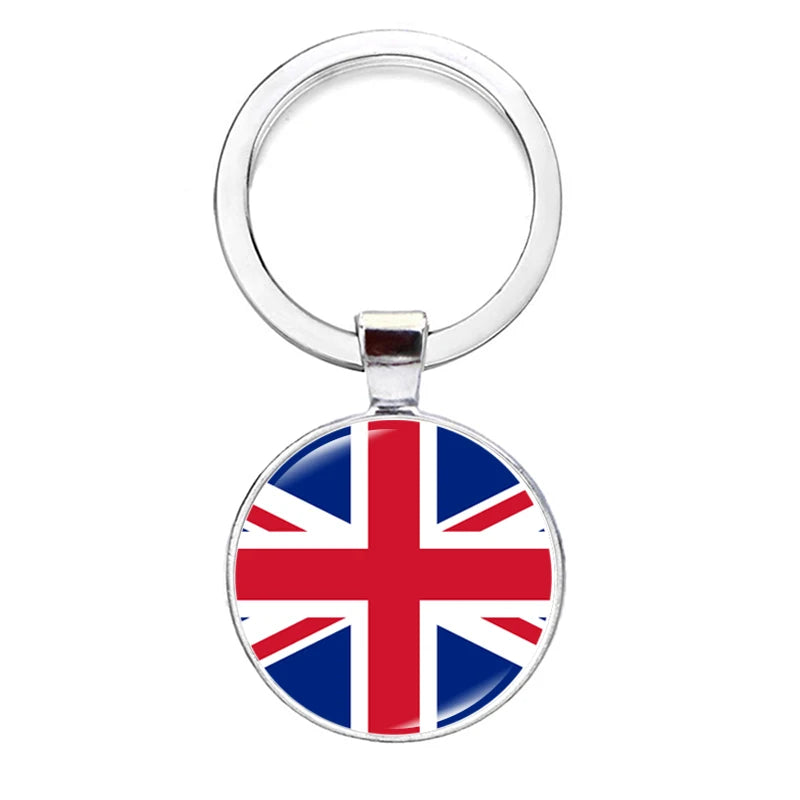 2026 National Flag Keychain Serbia France Spain Uruguay Croatia Chile Romania Netherlands Switzerland Brazil Football Keyring