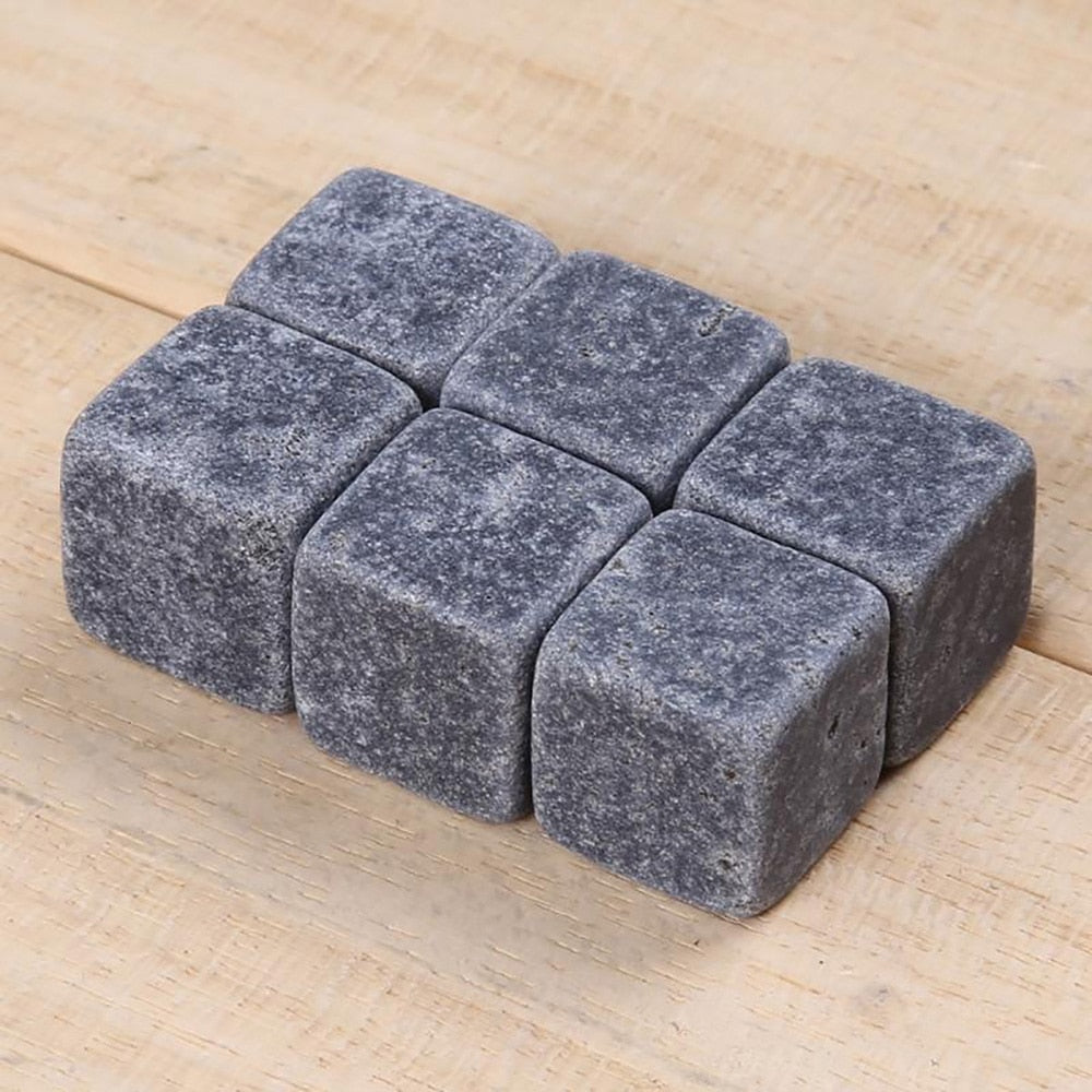 6Pcs Marble Cubes cooling drinks