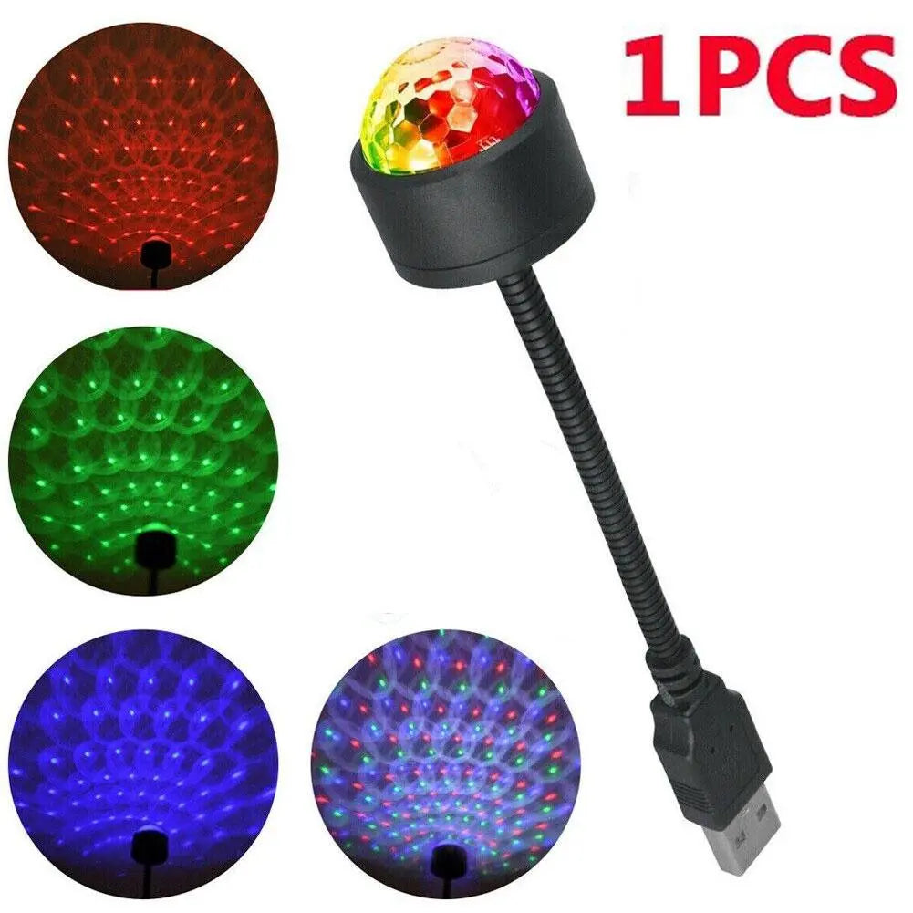 Multicolor car roof led