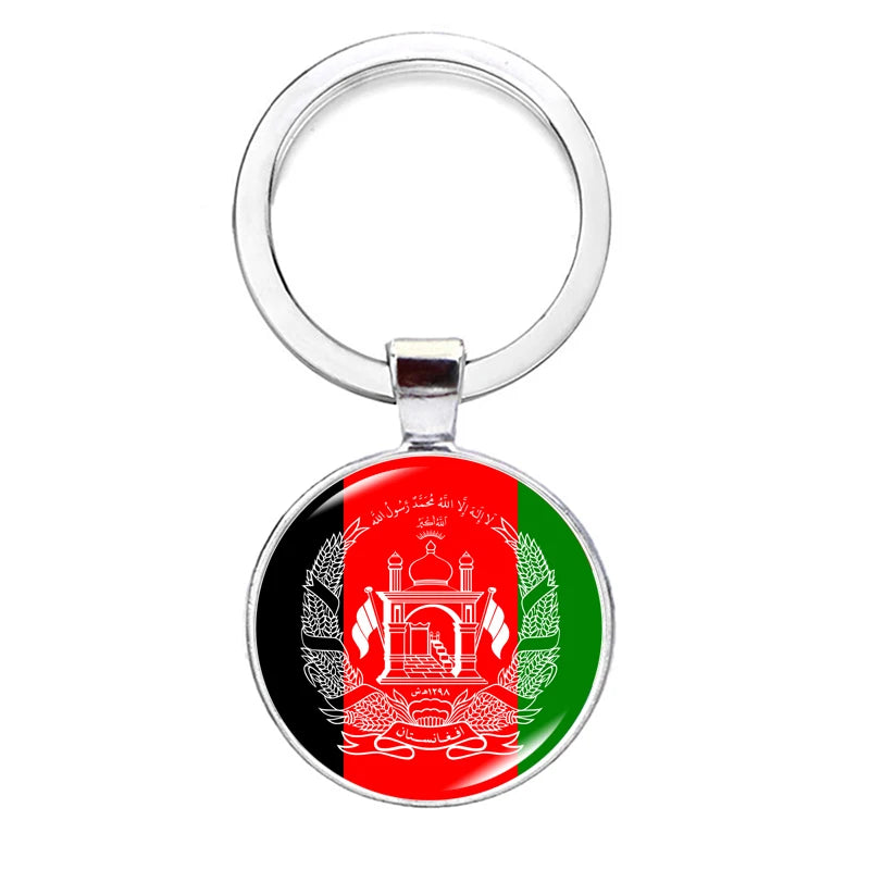 2026 National Flag Keychain Serbia France Spain Uruguay Croatia Chile Romania Netherlands Switzerland Brazil Football Keyring