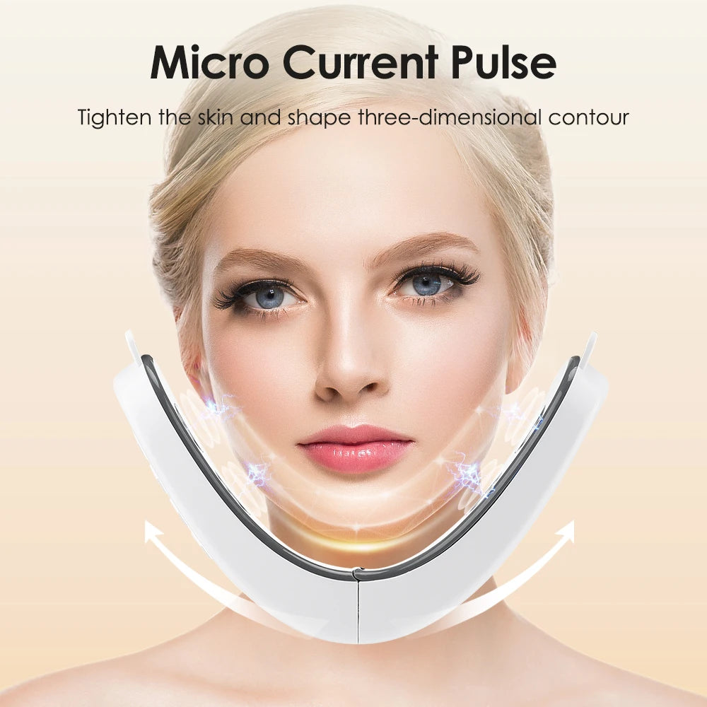 Microcurrent V Face Lifting Machine Double Chin Remover