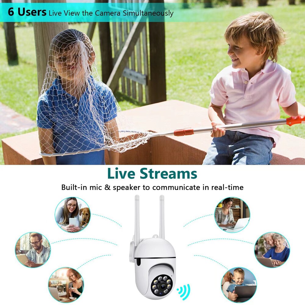 2MP 3MP Wifi IP Camera Outdoor Wireless Security Surveillance