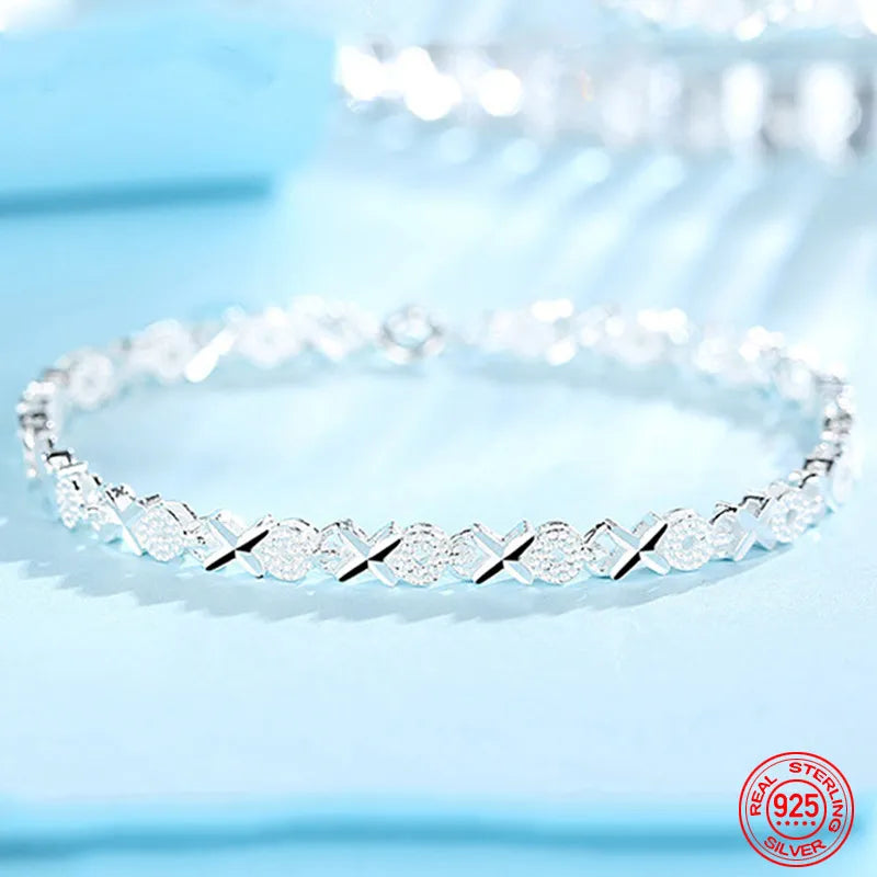 High Quality 925 Sterling Silver Fashion Multiple Styles Bracelet Chain For Women Fashion