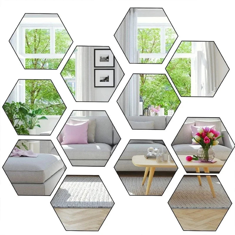 3D Mirror Wall Sticker