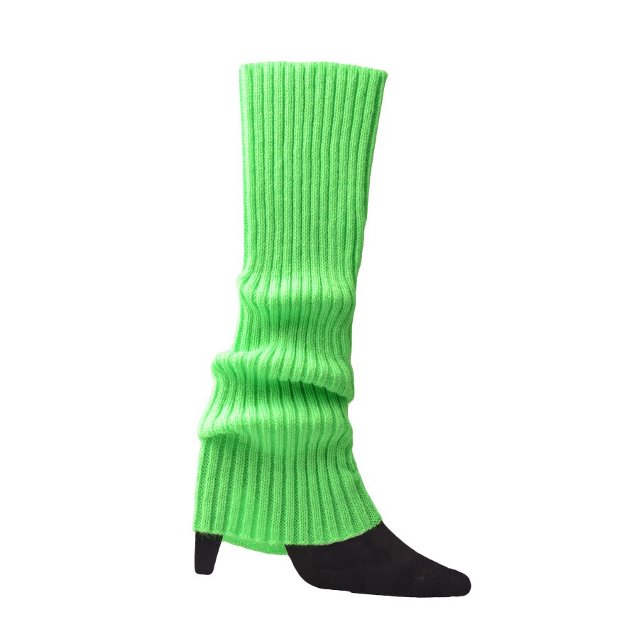 80s Neon Colored Knit Leg Warmers