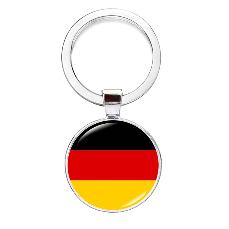 2026 National Flag Keychain Serbia France Spain Uruguay Croatia Chile Romania Netherlands Switzerland Brazil Football Keyring