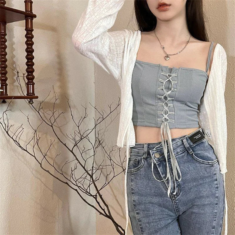 Woman T-shirt Summer Thin Bow Solid Color