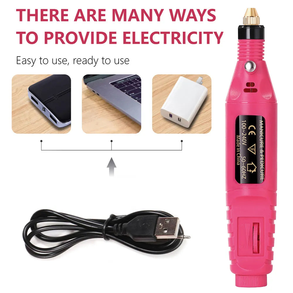 LULAA Electric Nail Drill Machine Set