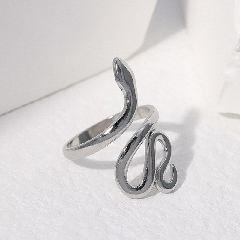 Metal Minimalist Glossy Rings