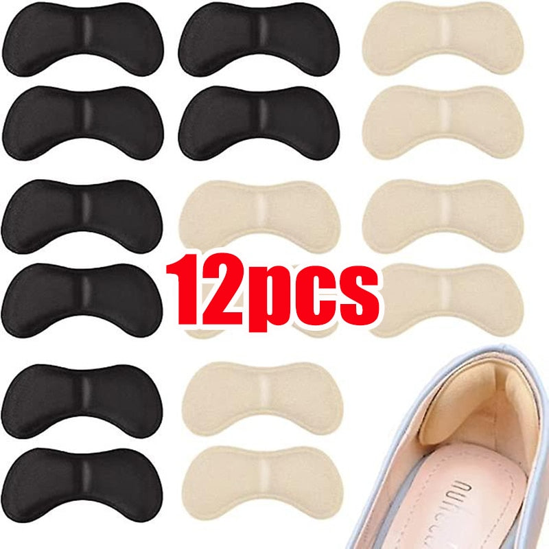 6Pairs Heel Insoles Patch Pain Relief Anti-wear Cushion Pads Feet