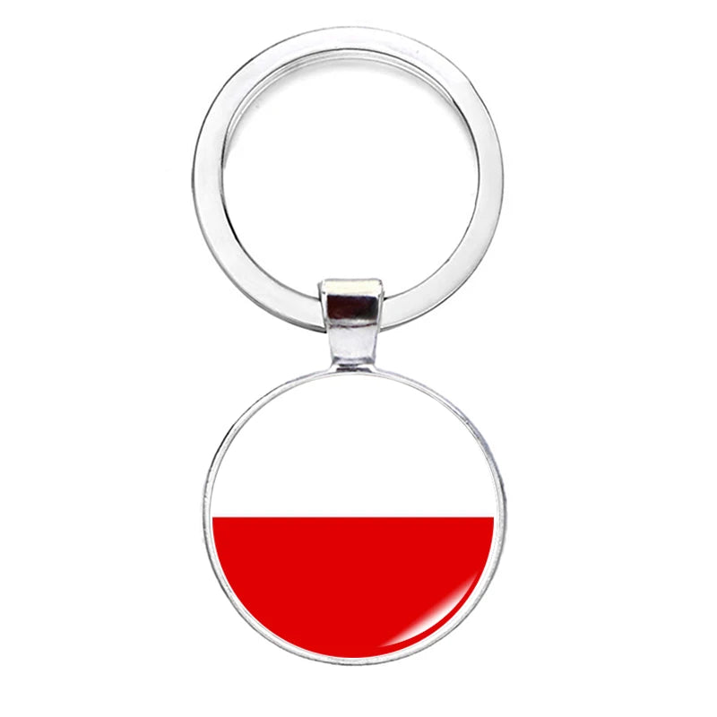2026 National Flag Keychain Serbia France Spain Uruguay Croatia Chile Romania Netherlands Switzerland Brazil Football Keyring
