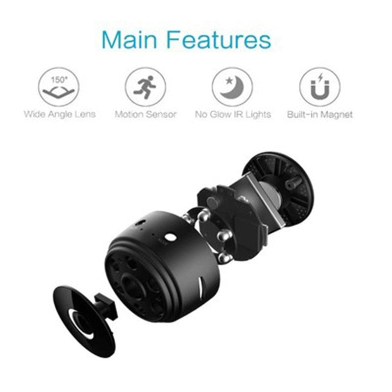 A9 Camera Wifi Hid den Camera Surveillance IP Camera Magnetic Camcorder 1080P Night Version Remote Control Mobile