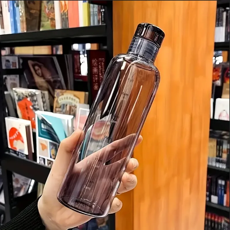 Elegant Leakproof Water Bottle with Time Scale Stay Hydrated
