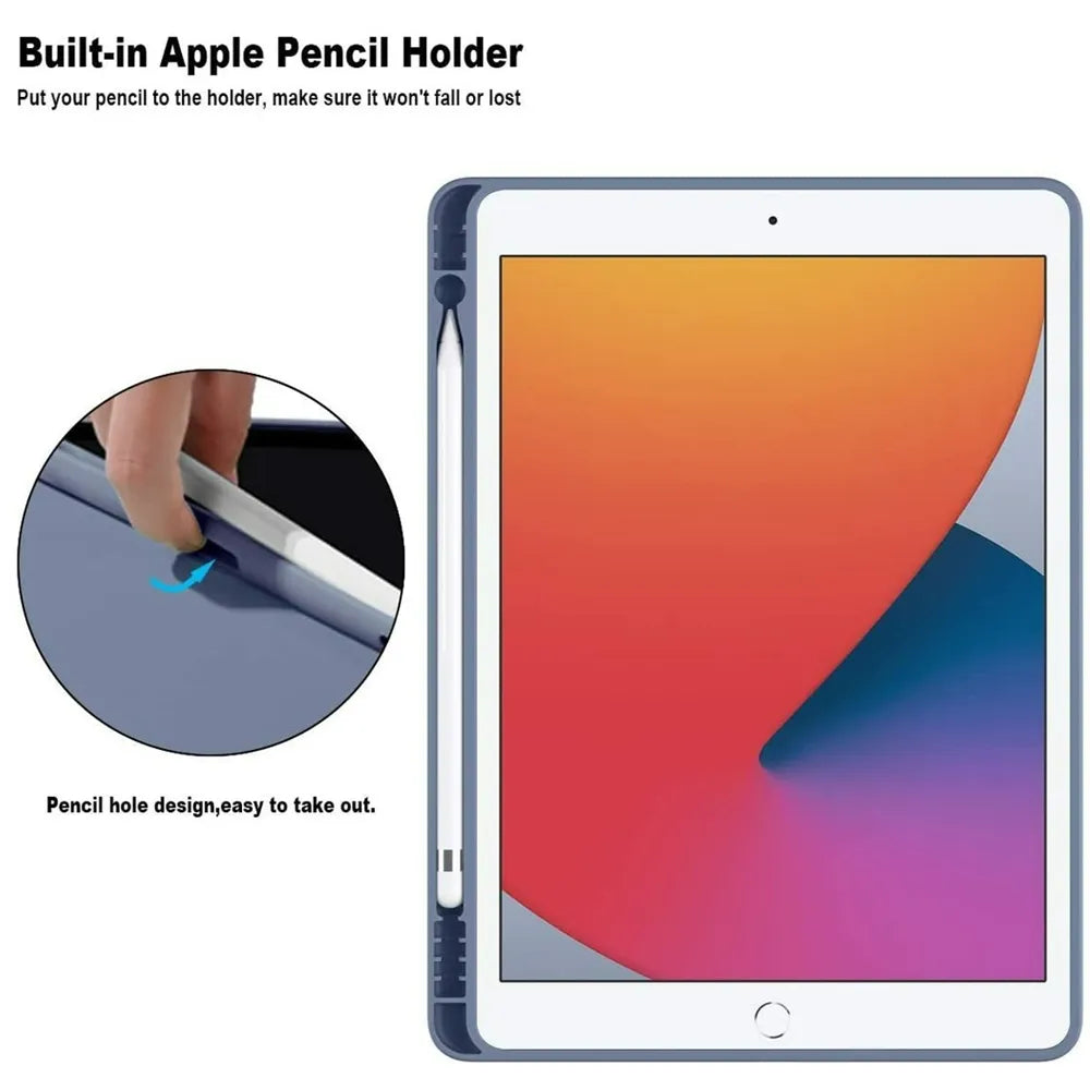 IPad air 5 Case 2022 10.9 Air 4/3 2020 Pro 10.5 with Pencil Holder Cover 2018 9.7 air 2 11 2021 10.2 6/7/8/9/10th Generation