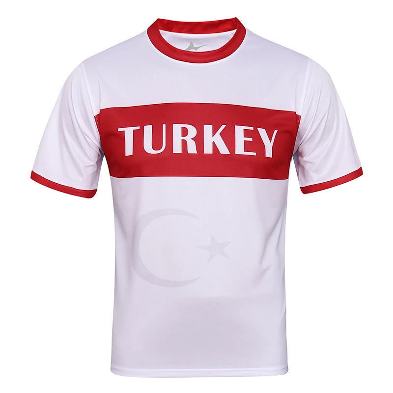 Top 24 of the European Soccer Jersey, Italy, France, Germany, Spain, Football Shirts Short Sleeve for Men, Quick drying