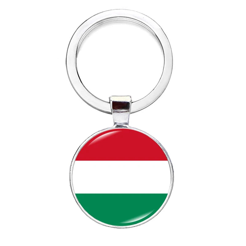 2026 National Flag Keychain Serbia France Spain Uruguay Croatia Chile Romania Netherlands Switzerland Brazil Football Keyring