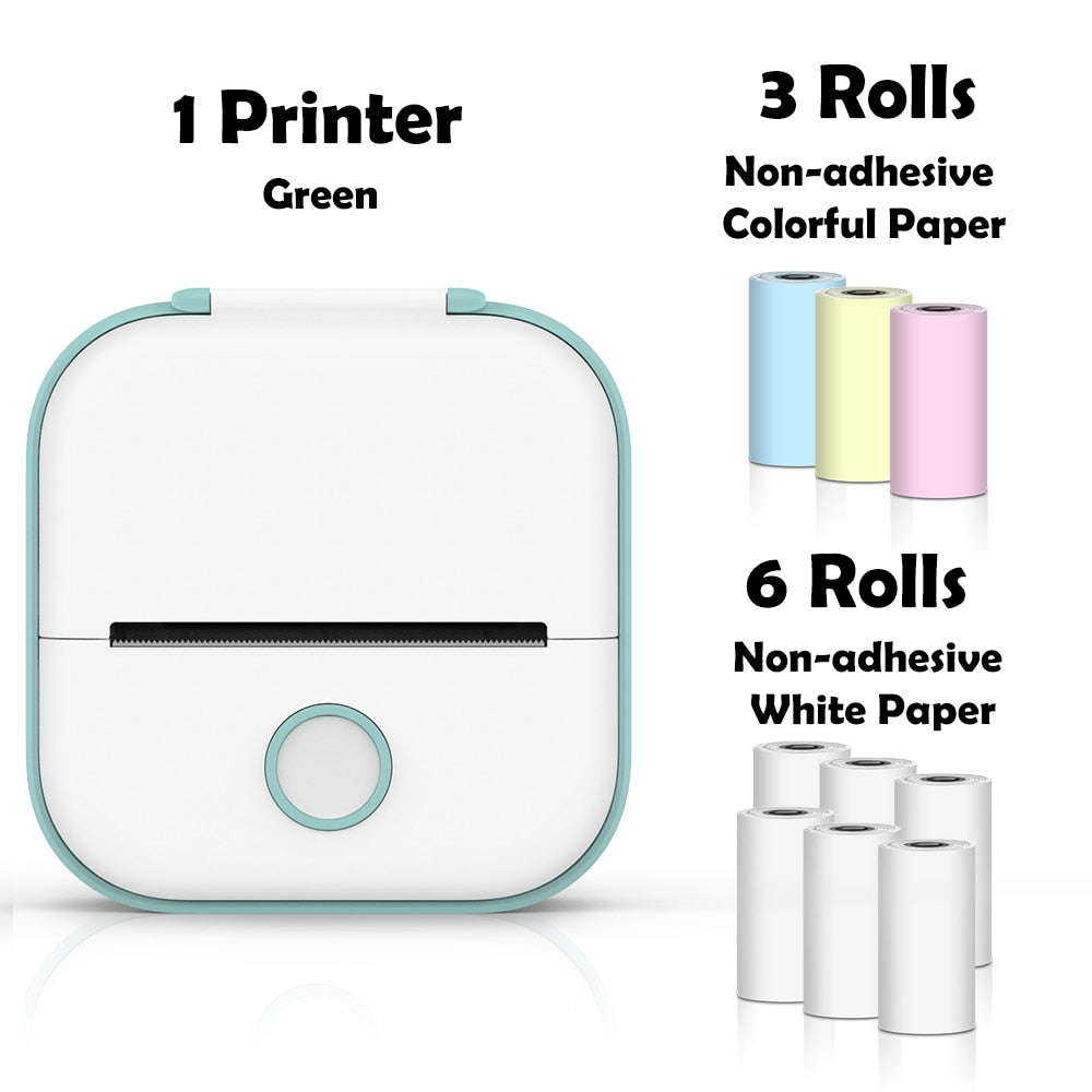 Portable Mini Wireless Thermal Pocket Printer