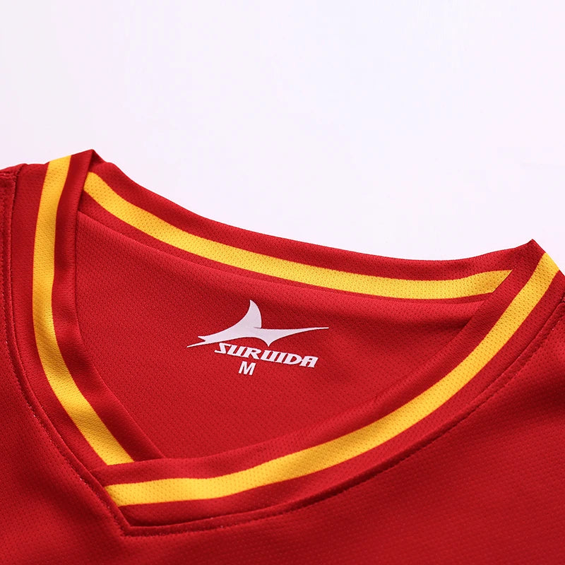 Top 24 of the European Soccer Jersey, Italy, France, Germany, Spain, Football Shirts Short Sleeve for Men, Quick drying