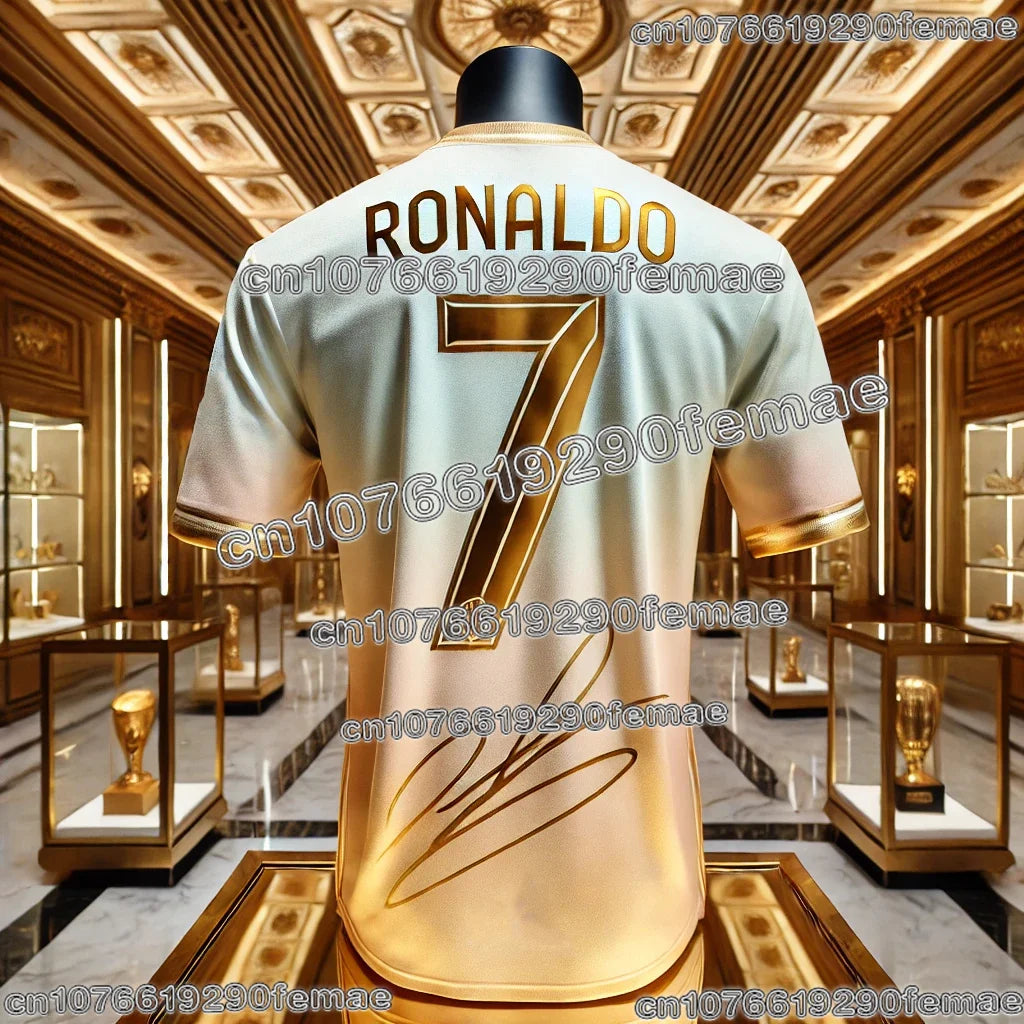2026 New Hot Selling Ronaldo Fashion Football Superstar Commemorative Collection Sports Jersey Daily Outdoor Breathable T-shirt