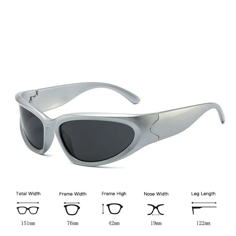 Y2k New Punk Sports Sunglasses For Men and Women.