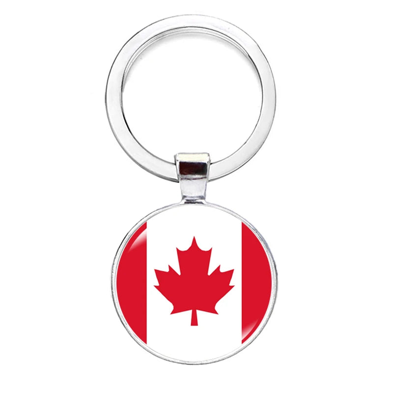 2026 National Flag Keychain Serbia France Spain Uruguay Croatia Chile Romania Netherlands Switzerland Brazil Football Keyring