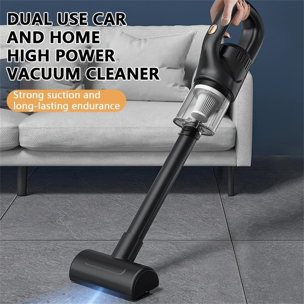 Portable Cordless Handheld Vacuum Cleaner, Rechargeable, 9kpa Cyclonic Suction Cordless Car Vacuum Cleaner, Rechargeable Strong Suction Vacuum Cleaner For Car/Office/Home