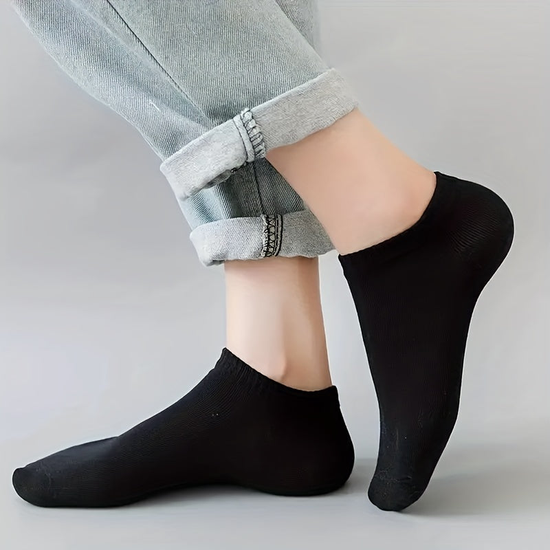 10/20/40 Pairs Unisex Solid Socks