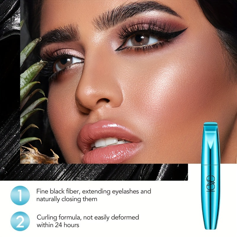 Big Lash Mascara, Extreme Black, Curling And Lengthening, Long-Lasting Formula, Waterproof, Smudge-Proof, 24-Hour Wear