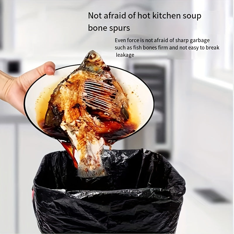 100pcs Heavy-Duty Leak-Proof Trash Bags - Perfect For Kitchen