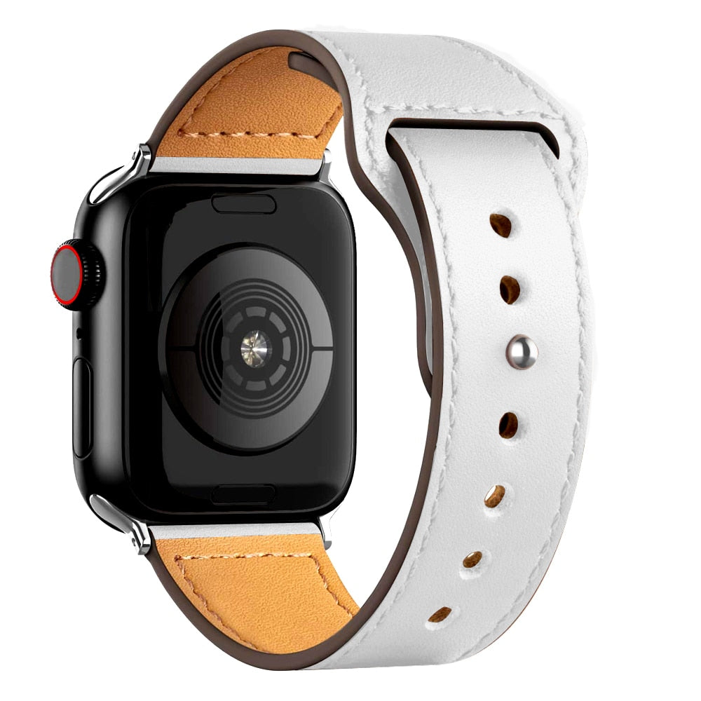 Apple Watch simil-leather band