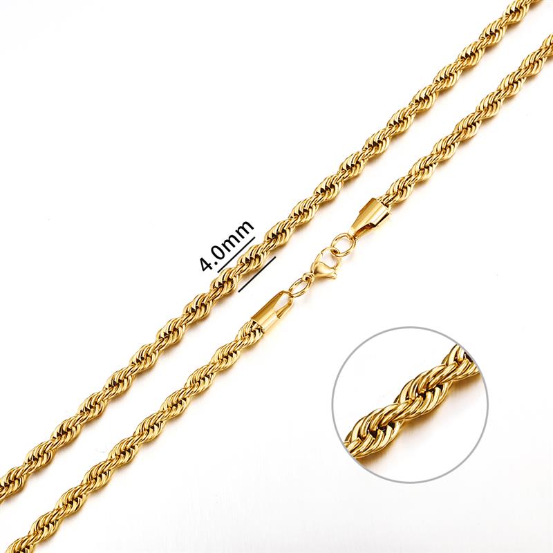 2mm-7mm Rope Chain